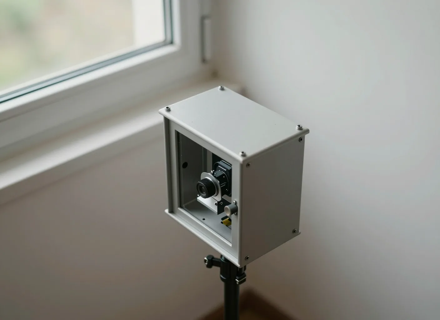 Nahaufnahme einer Insektenmonitoring-Falle